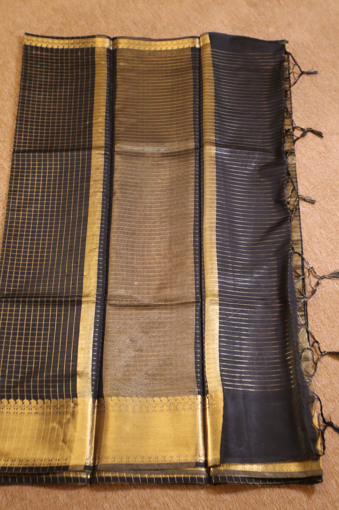Banarasi Soft Silk Saree - Black