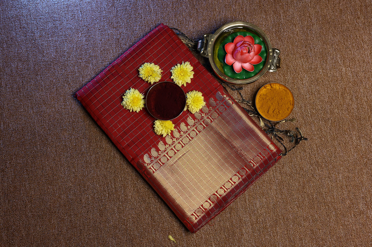 Banarasi Soft Silk Saree - Red