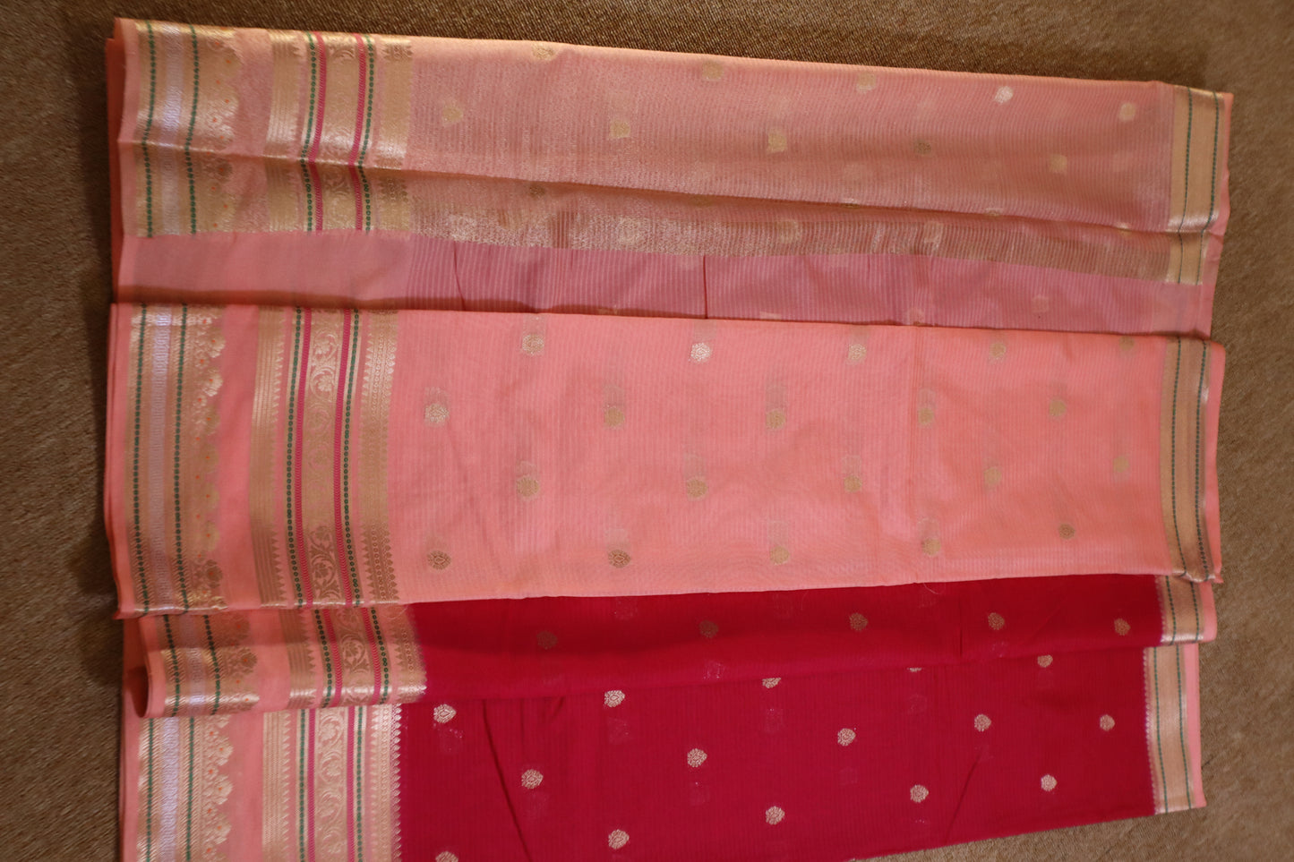 Warm Silk - Rani Pink and Baby Pink