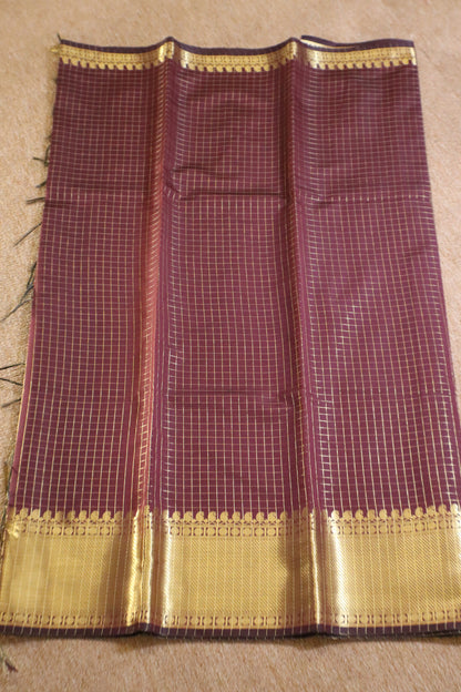 Banarasi Soft Silk Saree - Maroon
