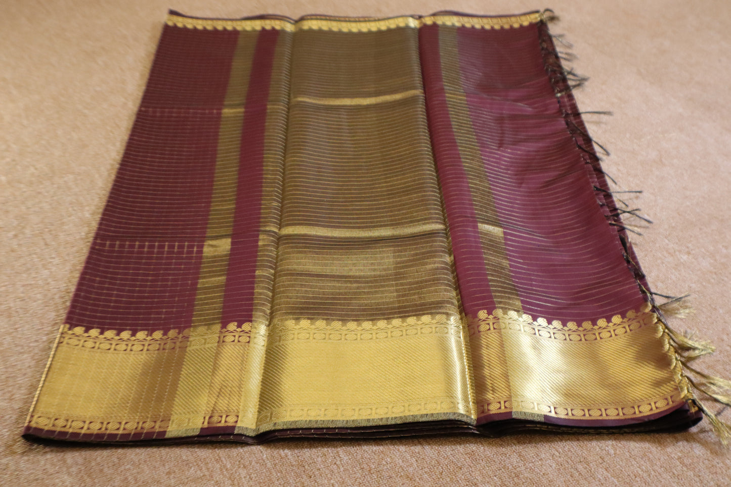 Banarasi Soft Silk Saree - Maroon