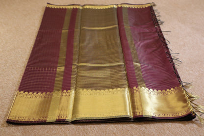 Banarasi Soft Silk Saree - Maroon