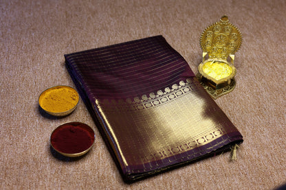 Banarasi Soft Silk Saree - Maroon