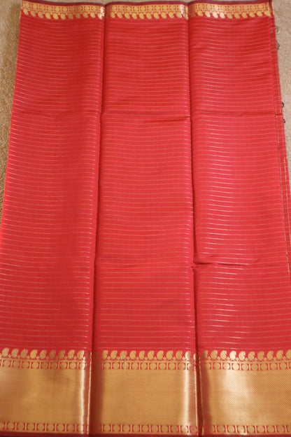 Banarasi Soft Silk Saree - Red