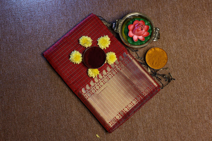 Banarasi Soft Silk Saree - Red