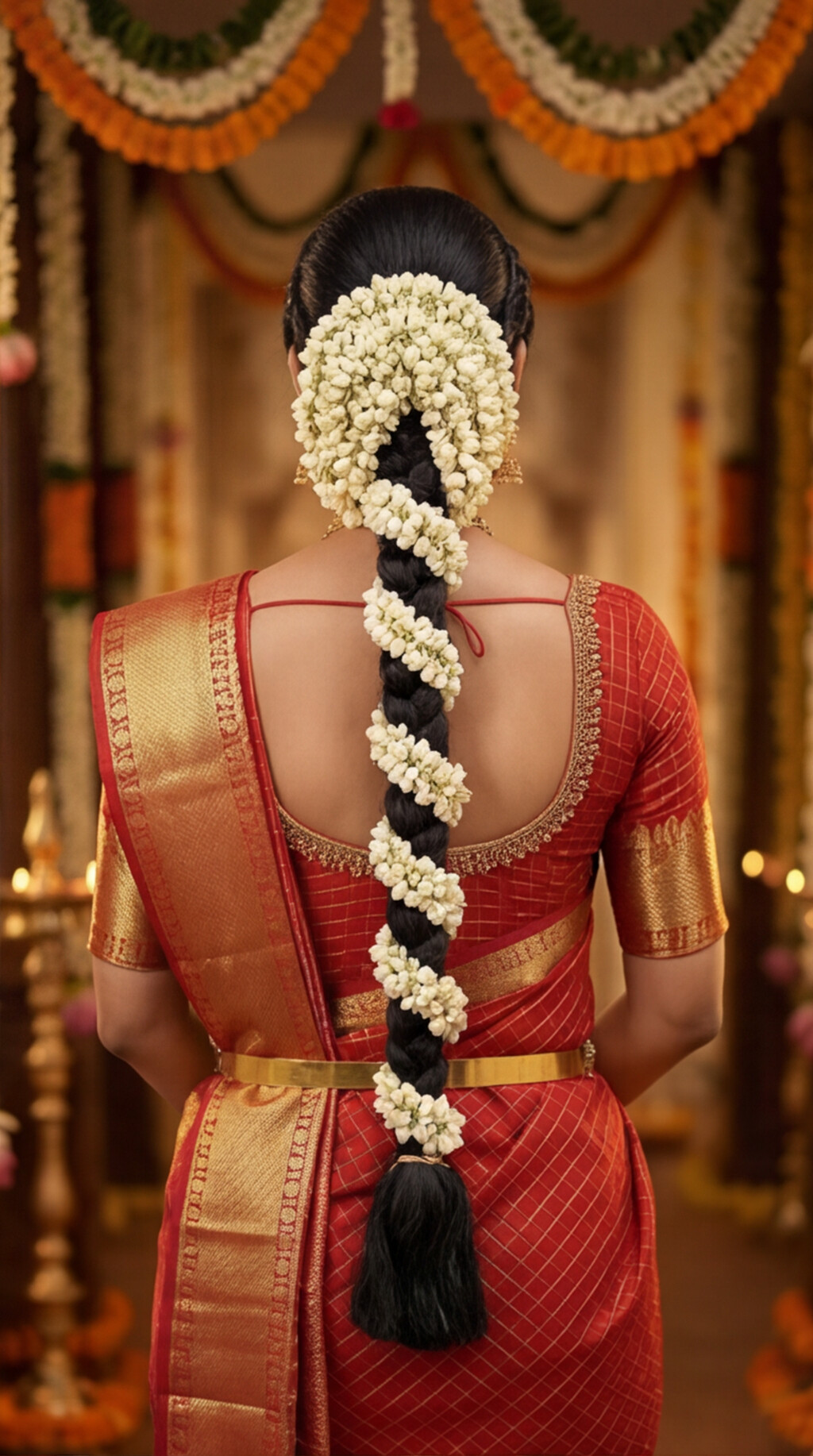 Banarasi Soft Silk Saree - Red