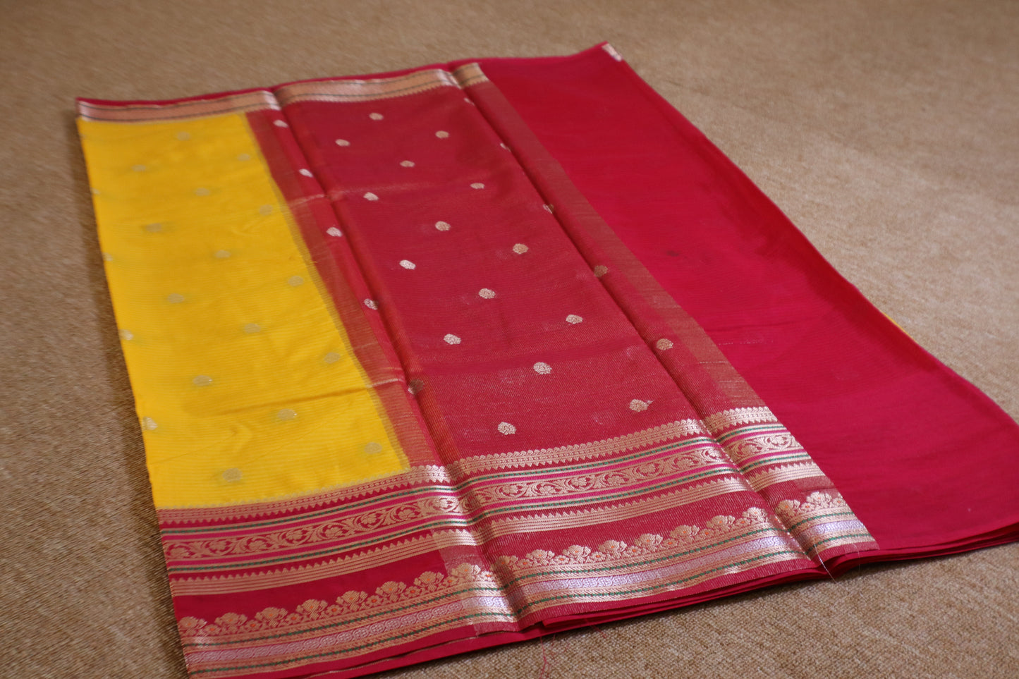 Warm Silk - Yellow and Pink