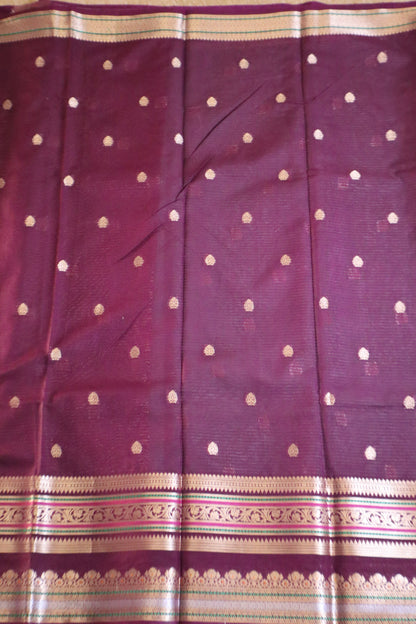 Warm Silk - Green and Purple