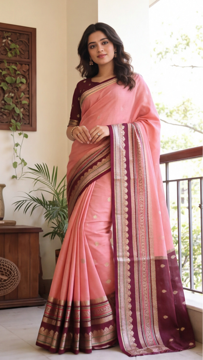 Warm Silk - Pink and Purple
